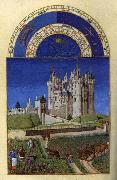 LIMBOURG brothers Les trs riches heures du Duc de Berry: Septembre (September) s oil painting artist